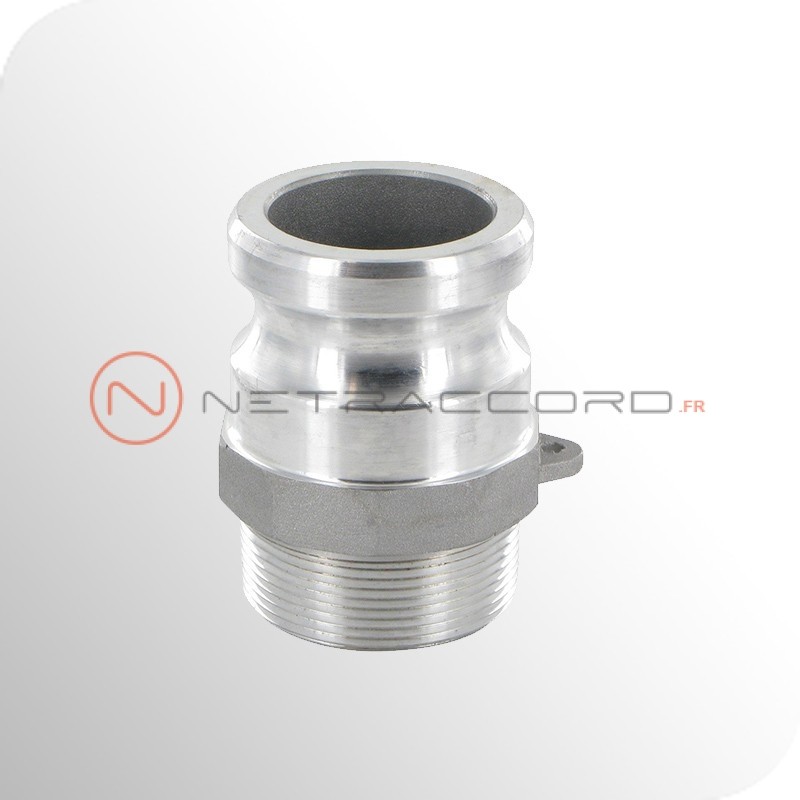 Adaptateur mâle type F - raccord rapide à cames inox 316 - SOFRA-INOX