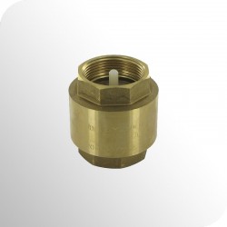 Clapet de retenue femelle/femelle BSP en laiton - obturateur Nylon