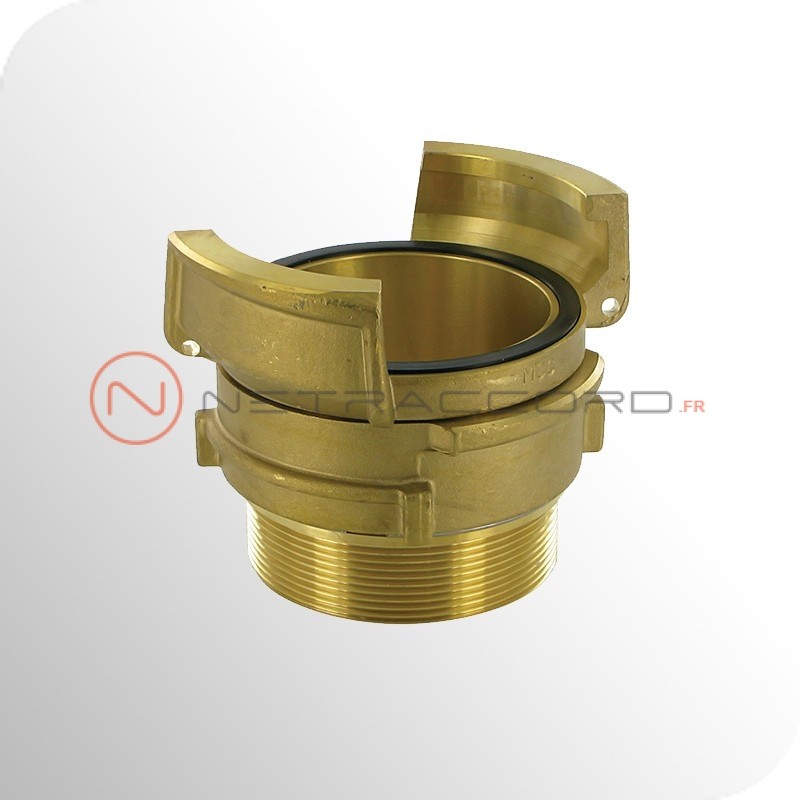 Raccord Guillemin mâle à verrou BSP - Laiton