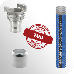 Flexible TMD composite GGE équipé de raccords Symétrique